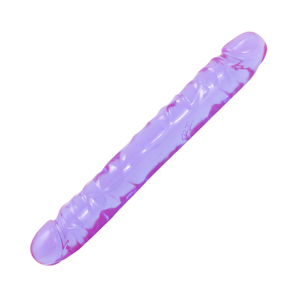 Crystal Jellies - Double Dong Jr. Purple 12 inches