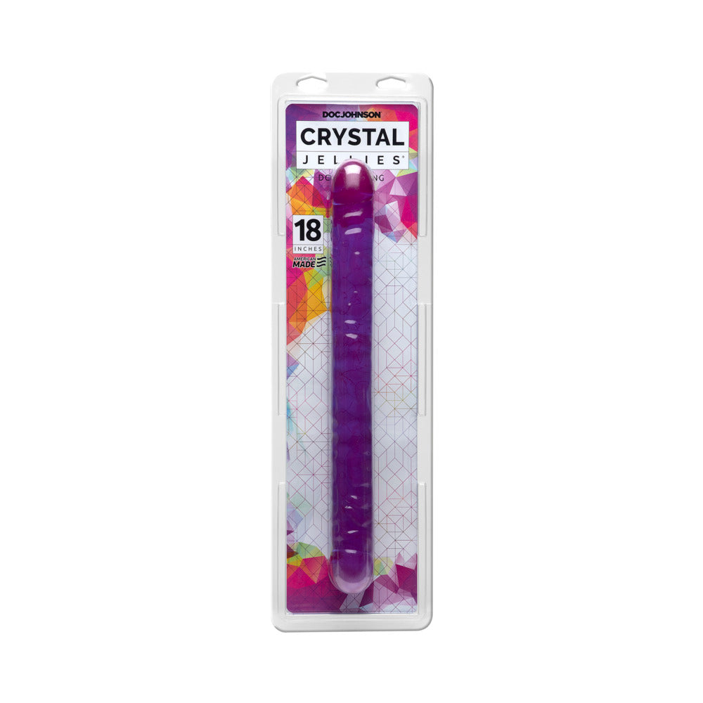 Crystal Jellies - Double Dong Purple 18 inches