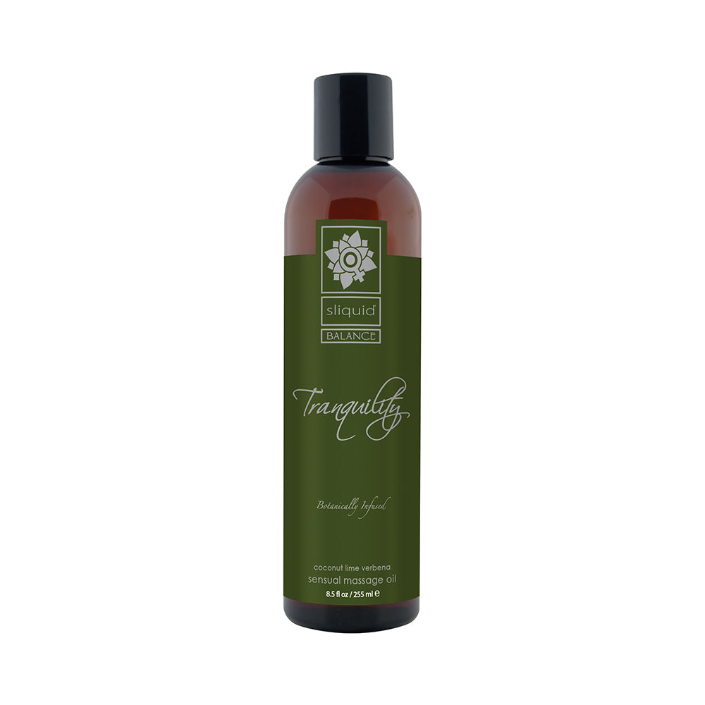 Sliquid Organics Balance Massage Oil Tranquility (Coconut Lime) 8.5 oz