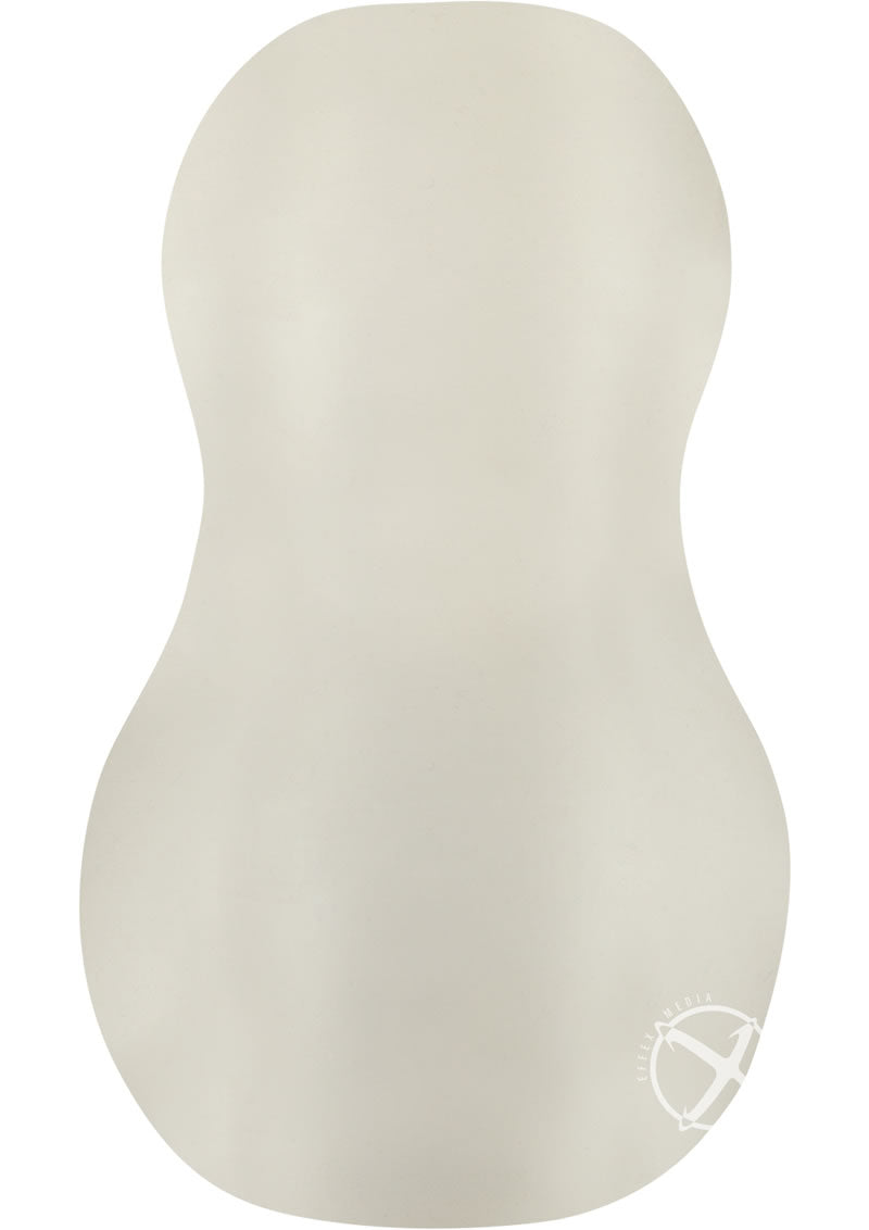 Mood Exciter Ultraskyn Masturbator Frost dual-entry stroker with unique textured designs for enhanced sensations.