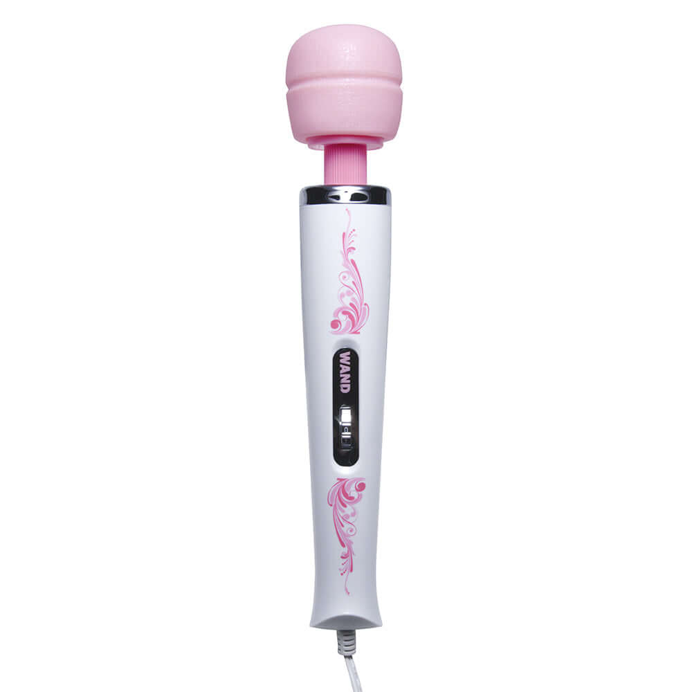 Wand Essentials 7 Speed Silicone Wand Massager Pink/White