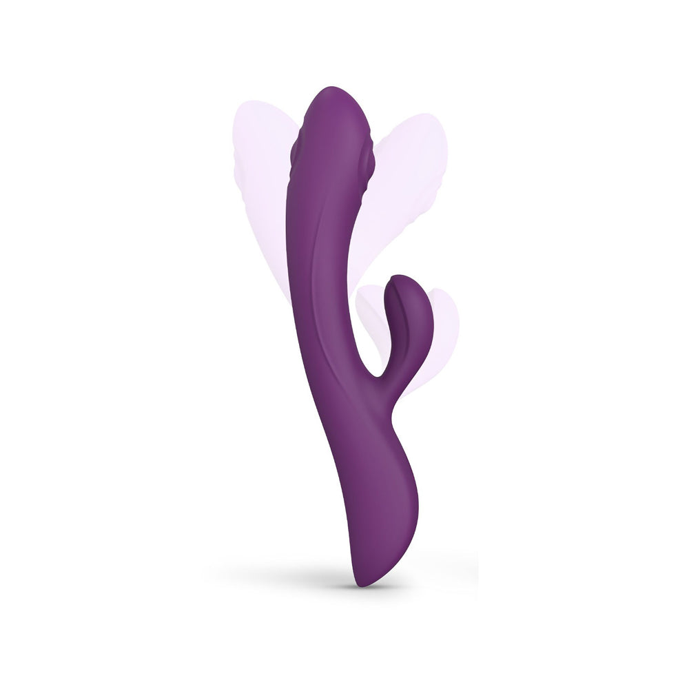 Love To Love Bunny & Clyde Purple Rain Rabbit Vibrator for dual stimulation and deep vibrations.