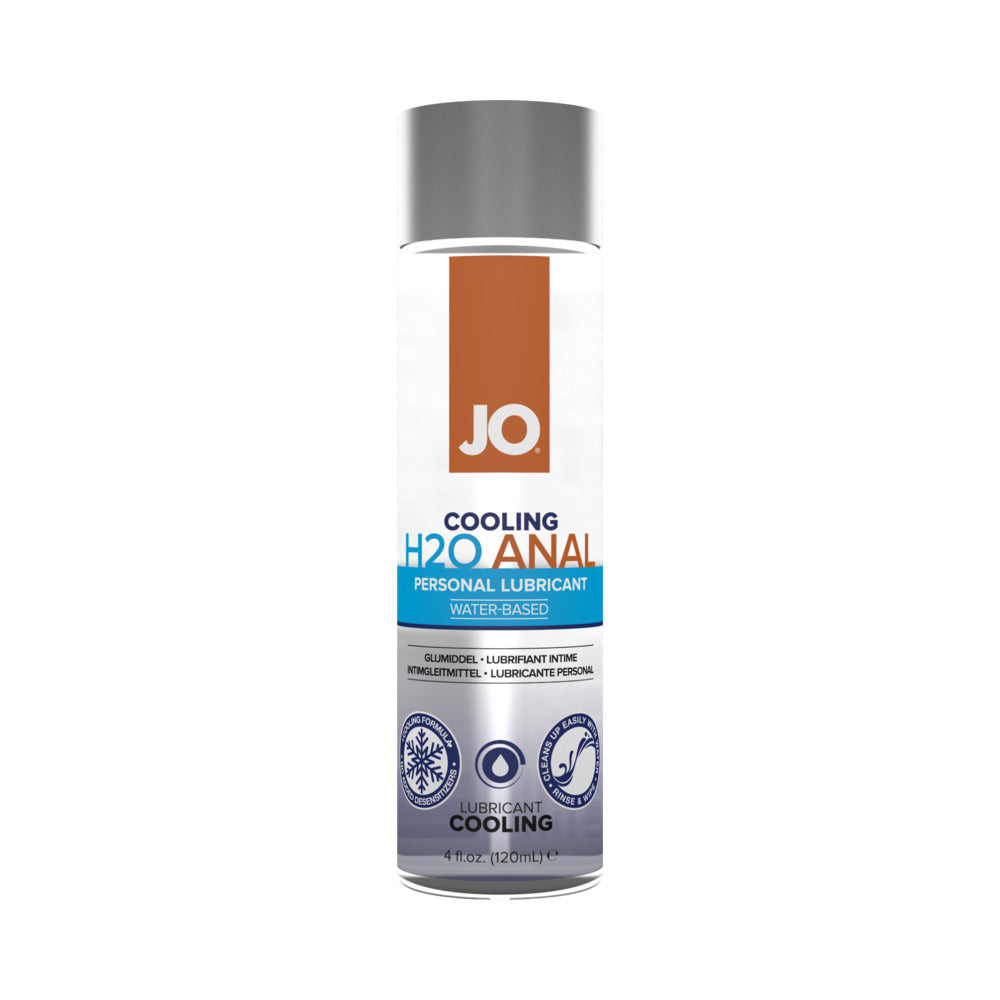 JO H2O Anal Cooling Water-Based Lubricant 4 oz