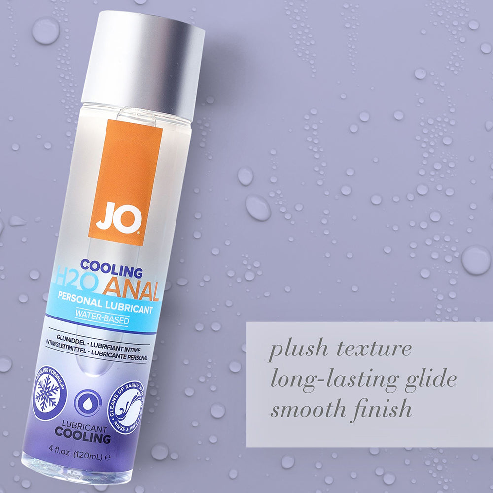 JO H2O Anal Cooling Water-Based Lubricant 4 oz