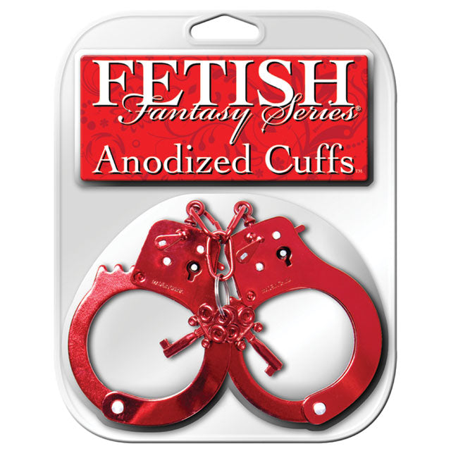 Fetish Fantasy Series Anodized Cuffs Red