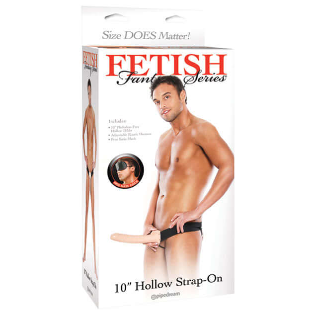 Fetish Fantasy Series 10 inches Hollow Strap-On Beige