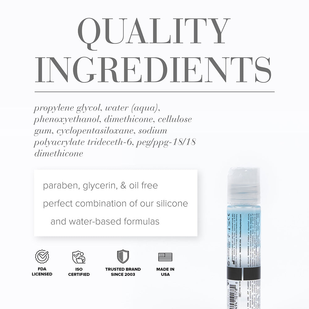 JO Classic Hybrid Lubricant 1 oz