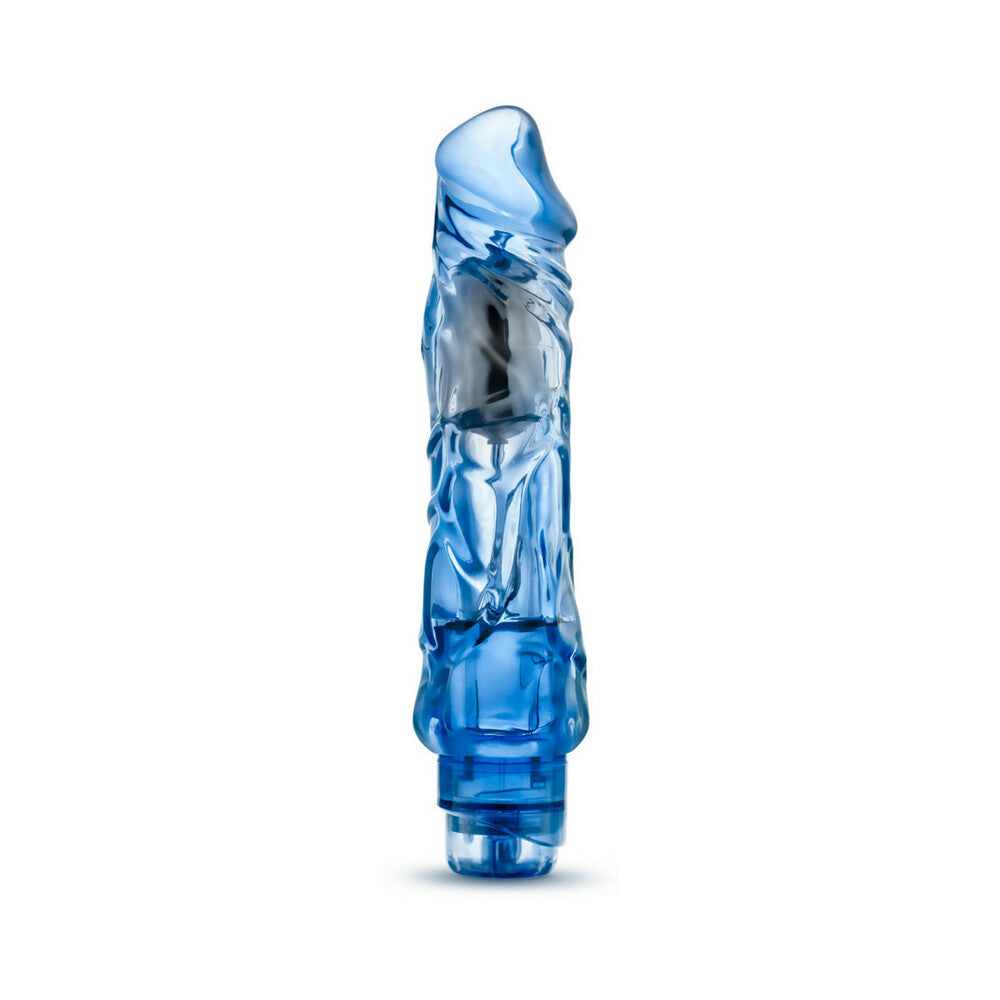 Naturally Yours Wild Ride Realistic 9 inches Vibrating Dildo Blue