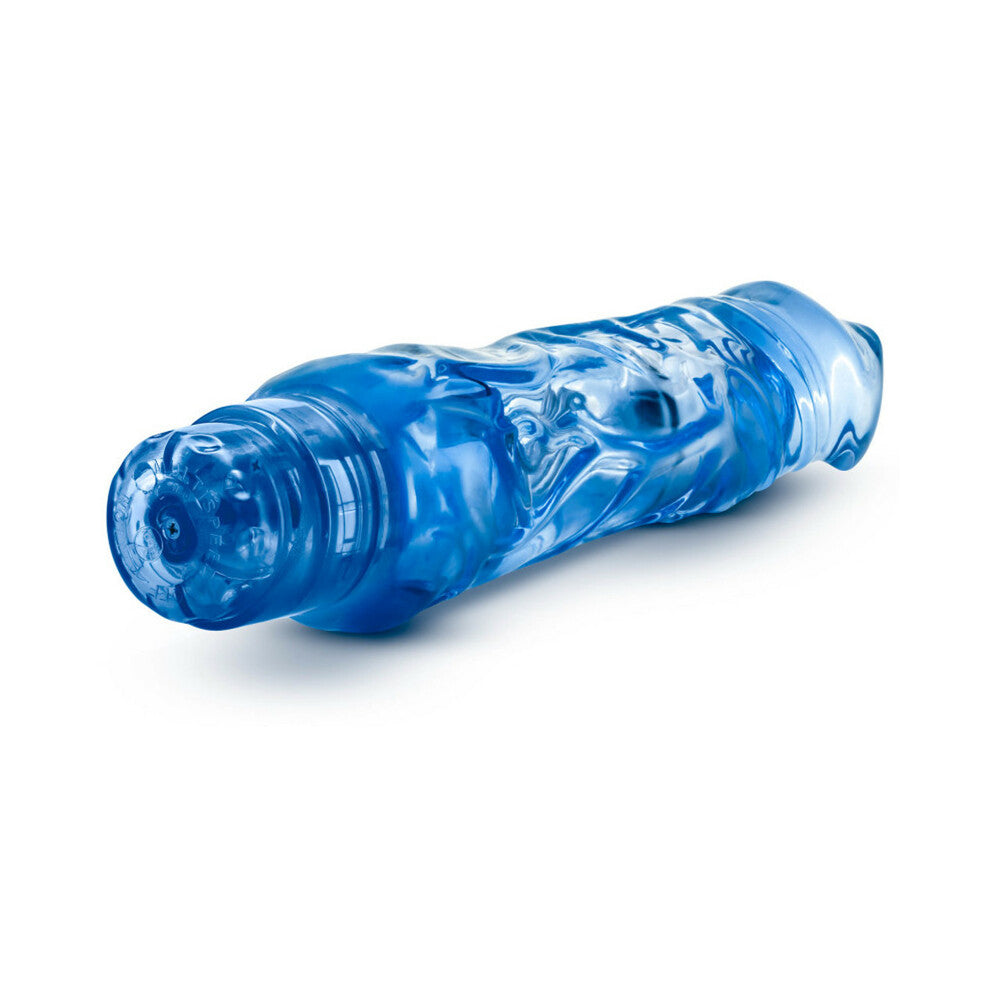 Naturally Yours Wild Ride Realistic 9 inches Vibrating Dildo Blue