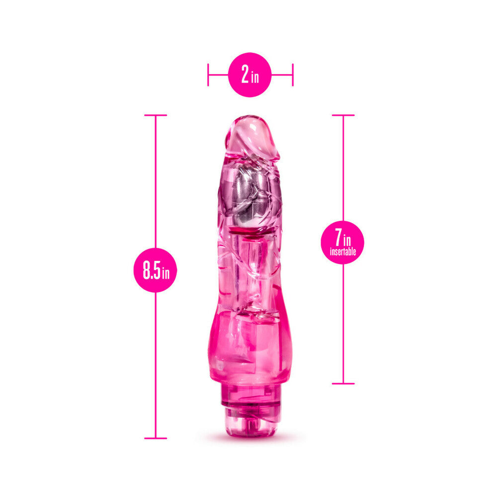 Naturally Yours Fantasy Vibe Realistic 8.5 inches Vibrating Dildo Pink