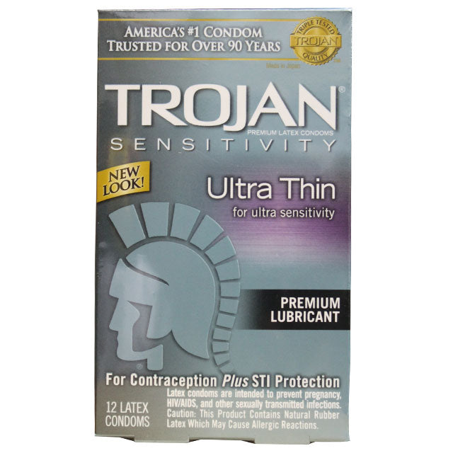 Trojan Sensitivity Ultra Thin Condoms 12 Pack