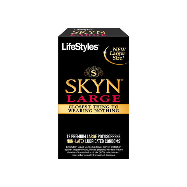 Lifestyles SKYN Large Polyisoprene Condoms 12 Pack