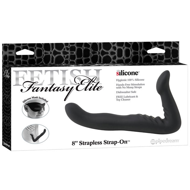 Fetish Fantasy Elite 8 inches Silicone Strapless Strap-On Black