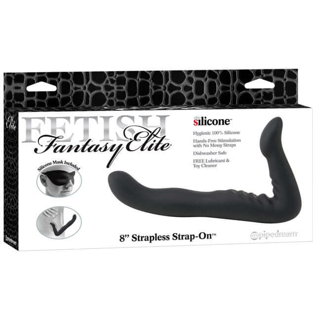 Fetish Fantasy Elite 8 inches Silicone Strapless Strap-On Black