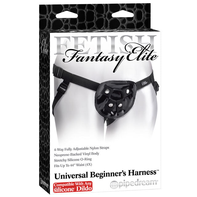 Fetish Fantasy Elite Adjustable Universal Beginner's Harness Black