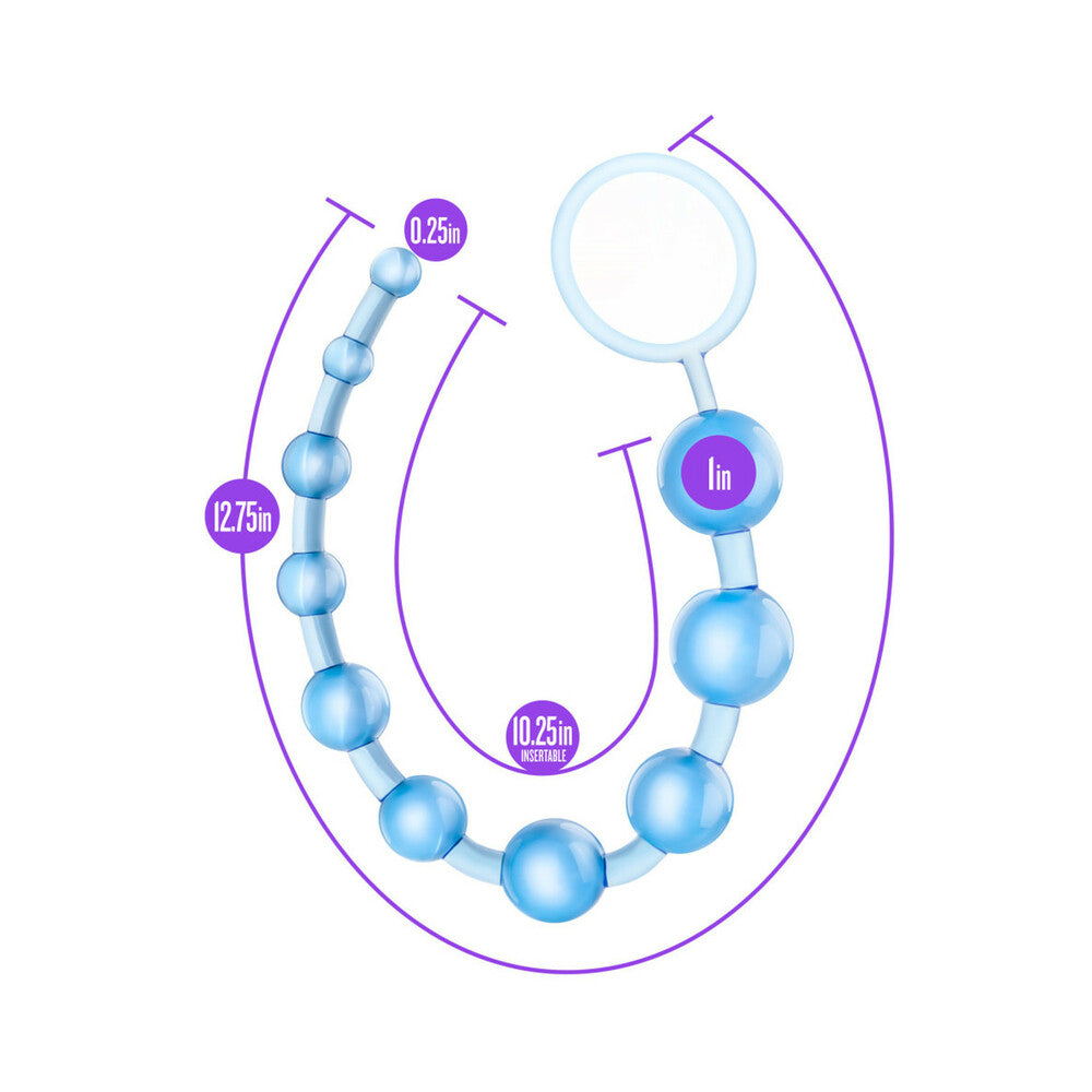 Blush B Yours Basic Beads 12.75 inches Blue