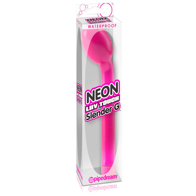 Neon Luv Touch Slender G Waterproof G-Spot Vibrator Pink