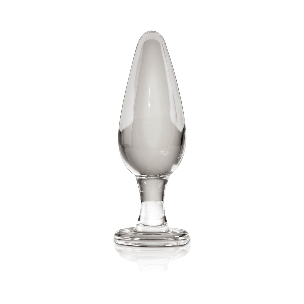 Icicles No. 26 Glass Anal Plug 4.5 inches Clear
