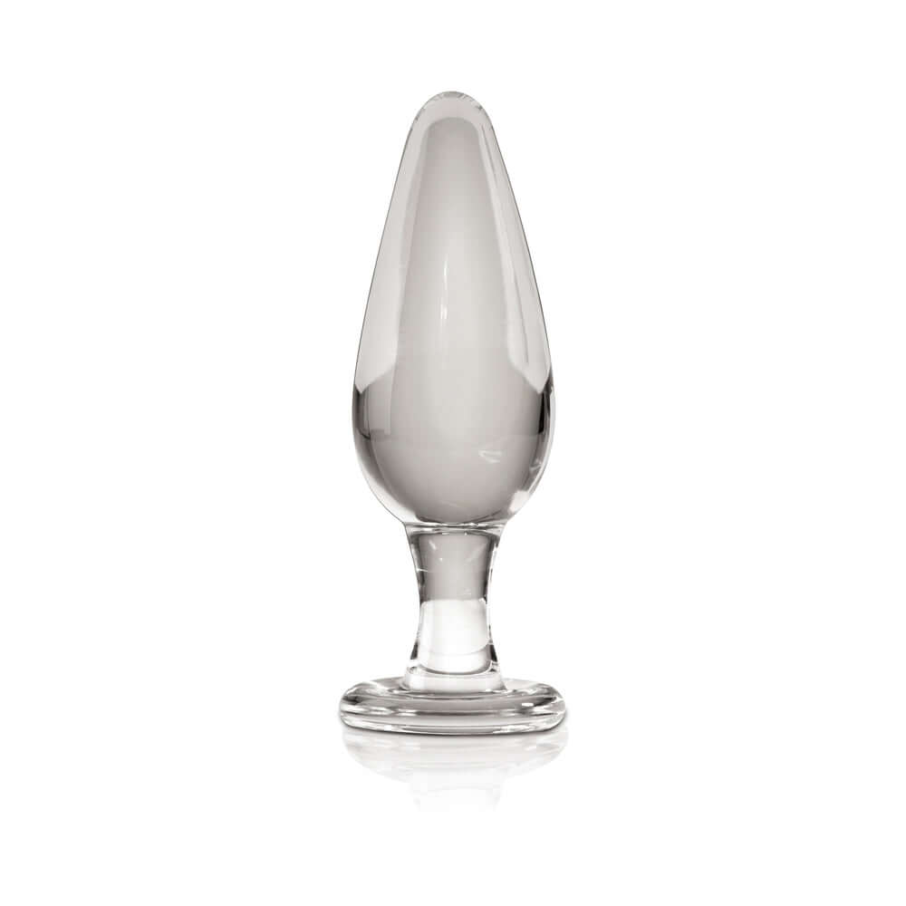 Icicles No. 26 Glass Anal Plug 4.5 inches Clear