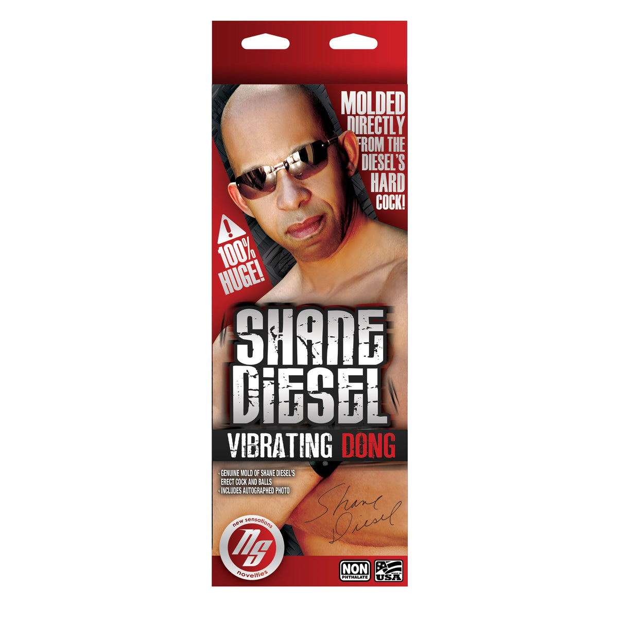Shane Diesel 10 inches Vibrating Dildo