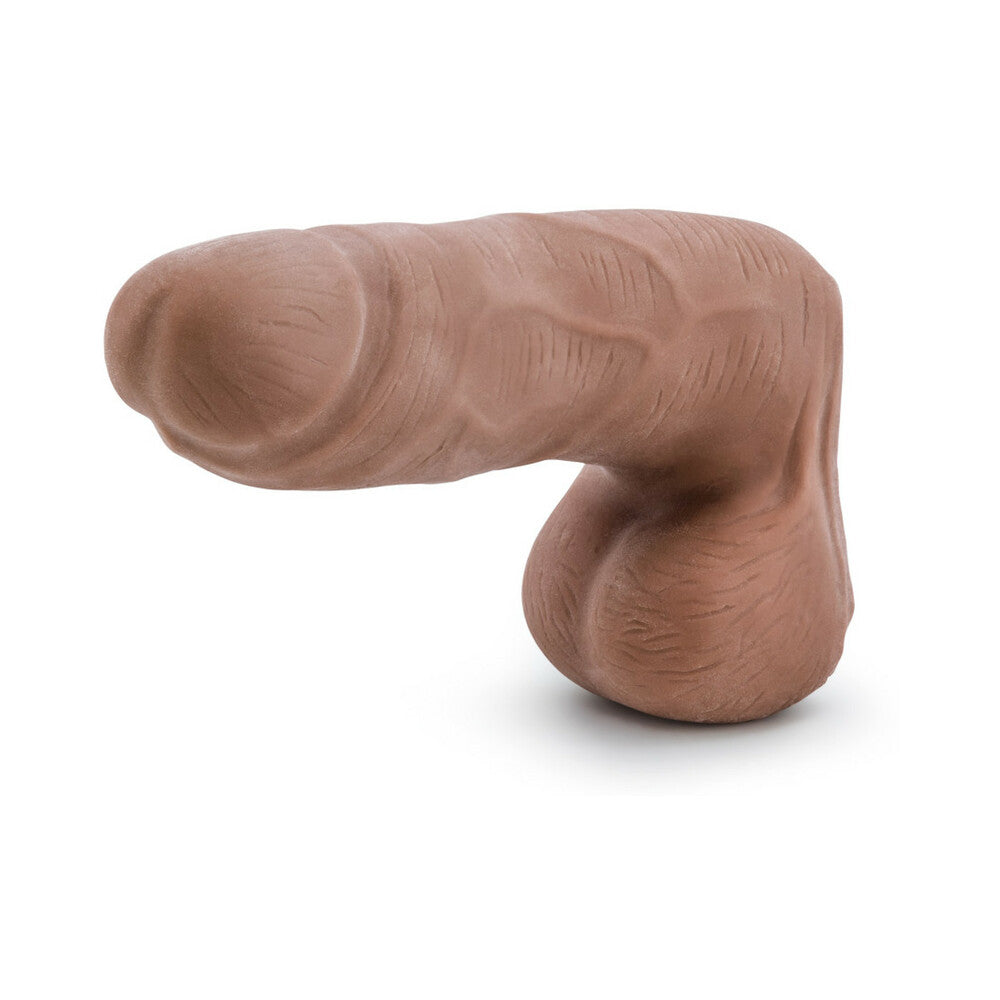 Au Naturel Carlito 5 inches Posable Dual Density Dildo with Balls Tan
