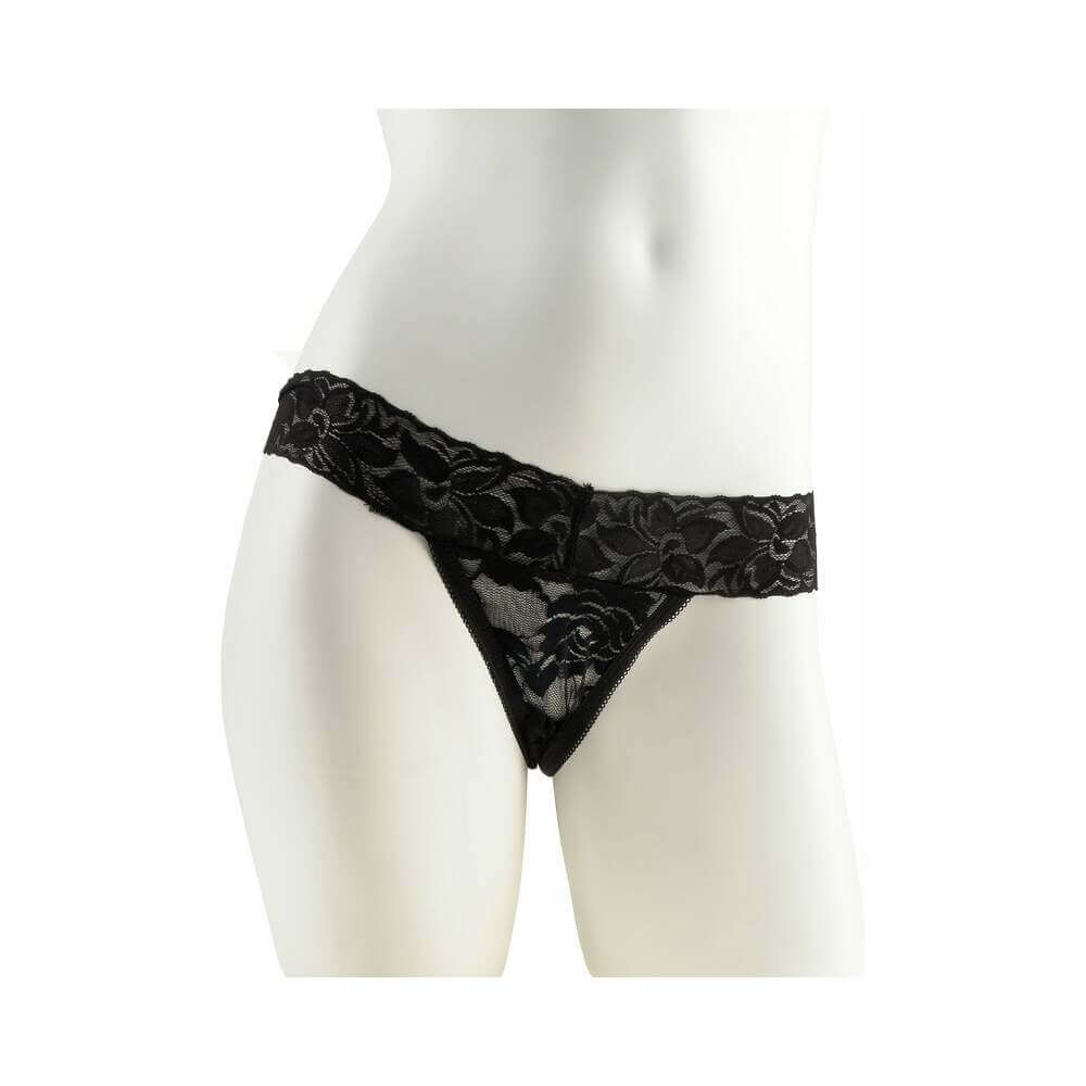 Fetish Fantasy Series Limited Edition Plus Size Remote Control Vibrating Panties Black