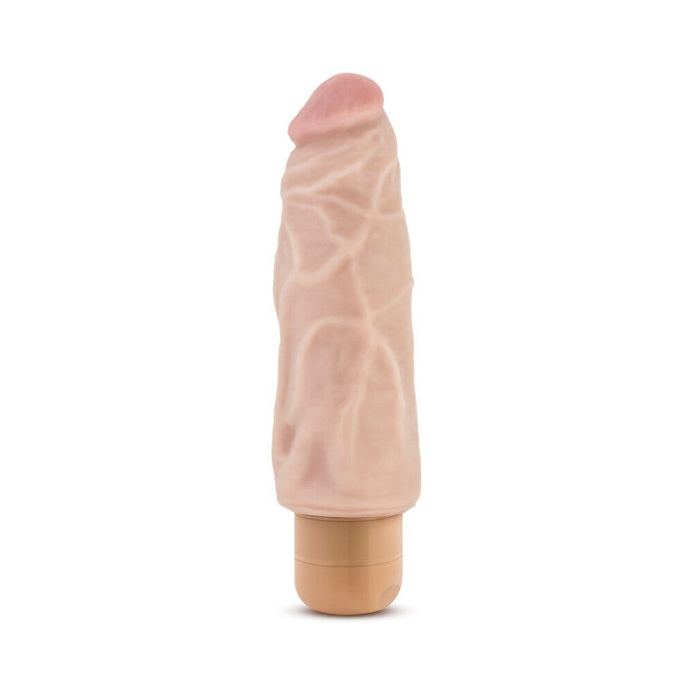 Dr. Skin Vibe 9 Realistic 7.5 inches Vibrating Dildo Beige