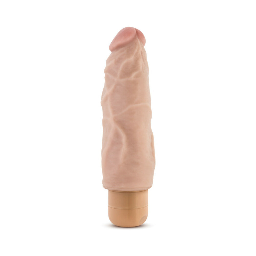 Dr. Skin Vibe 9 Realistic 7.5 inches Vibrating Dildo Beige