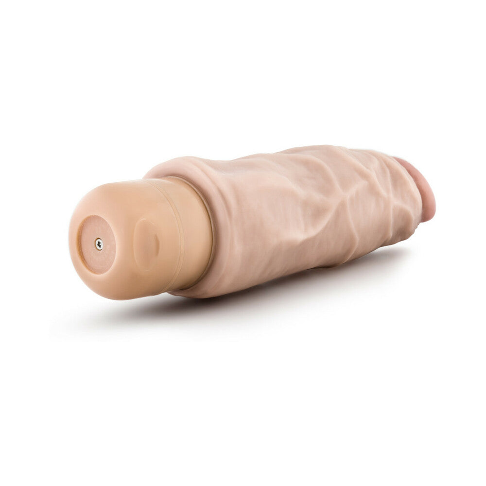 Dr. Skin Vibe 9 Realistic 7.5 inches Vibrating Dildo Beige