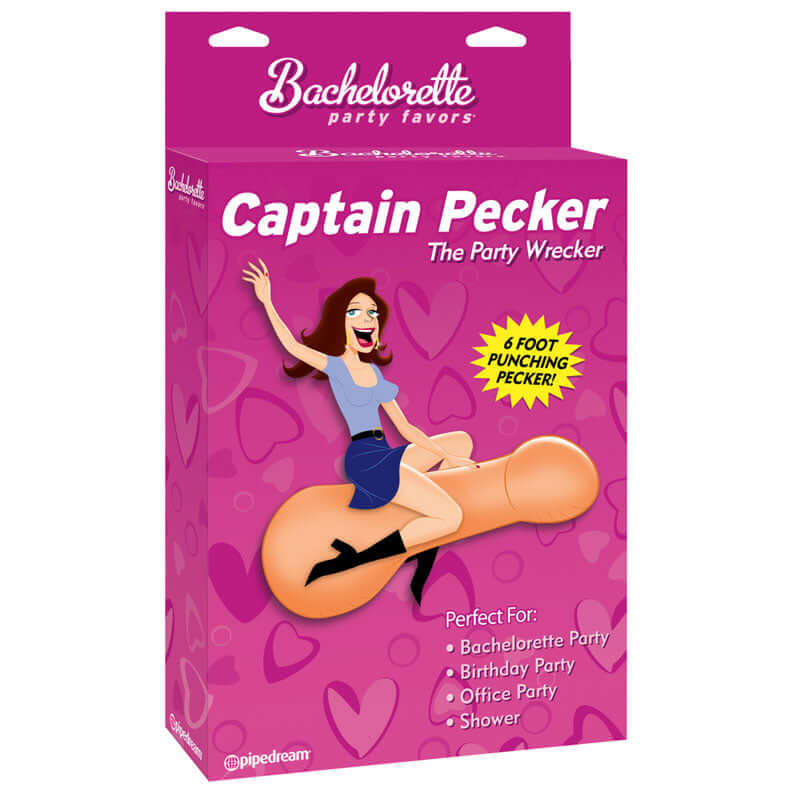 Bachelorette Party Favors Captain Pecker The Party Wrecker Inflatable 6 ' Pecker