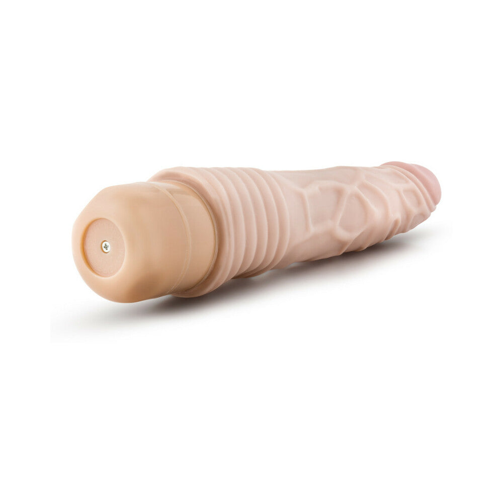 Dr. Skin Vibe 2 Realistic 9 inches Vibrating Dildo Beige