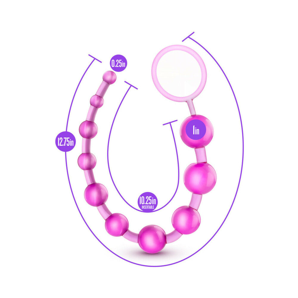 Blush B Yours Basic Beads 12.75 inches Pink