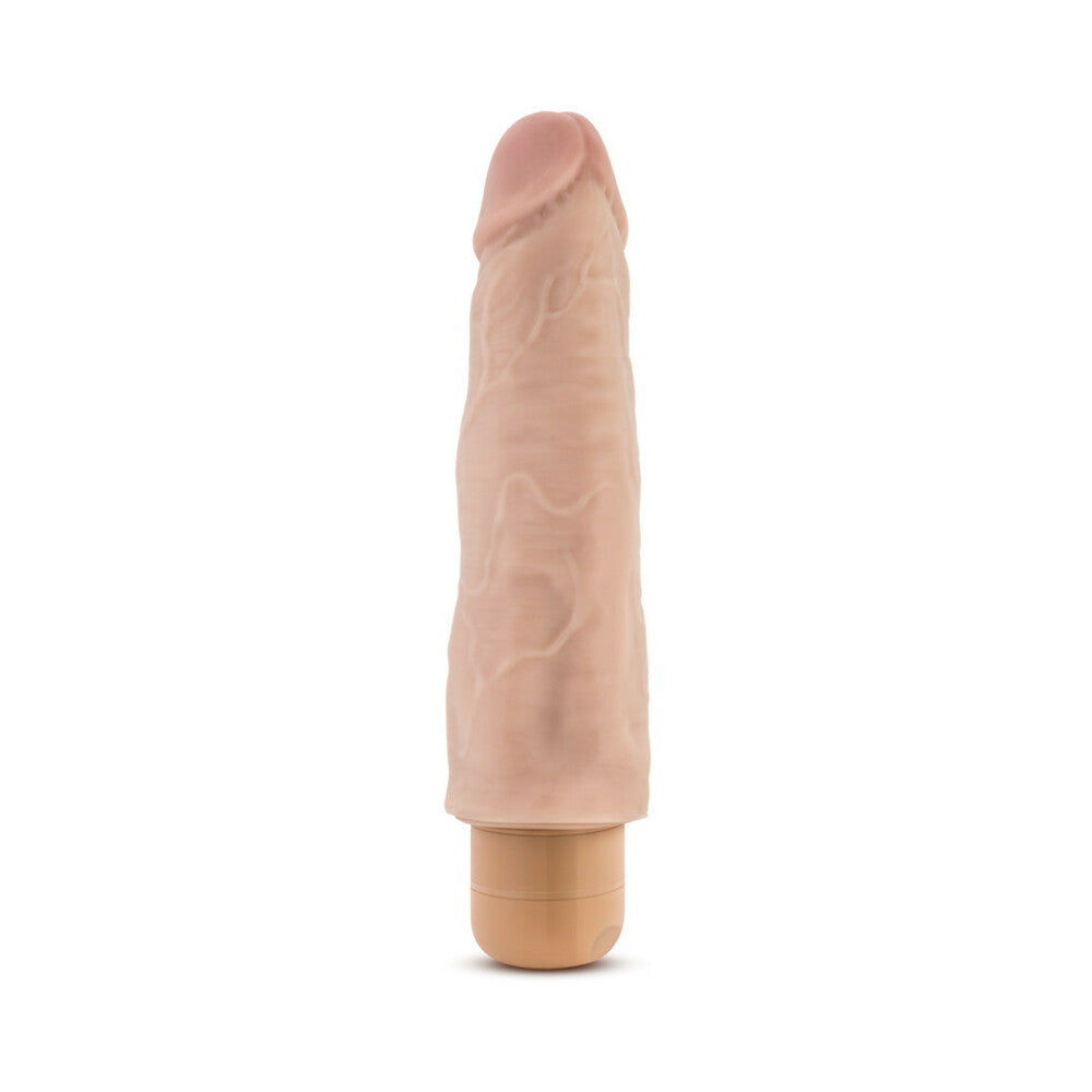 Dr. Skin Vibe 14 Realistic 8 inches Vibrating Dildo Beige