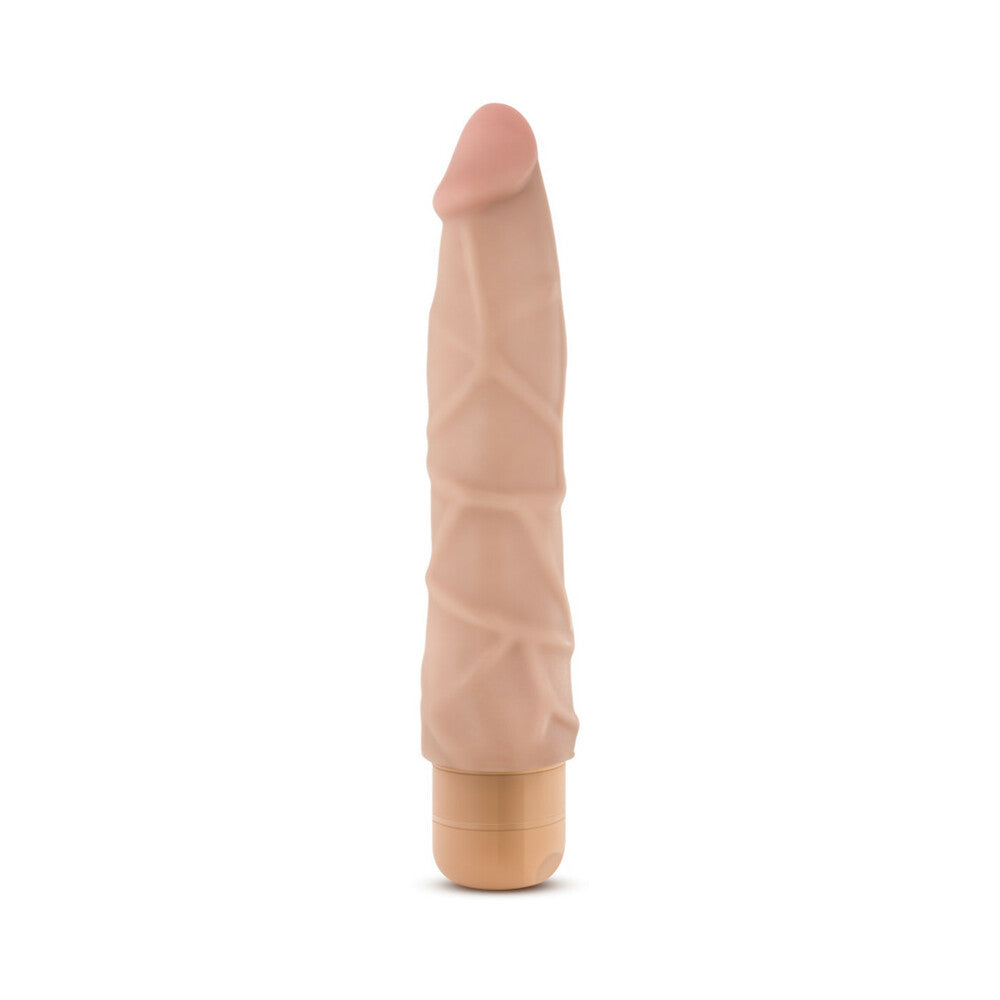 Dr. Skin Vibe 1 Realistic 9 inches Vibrating Dildo Beige