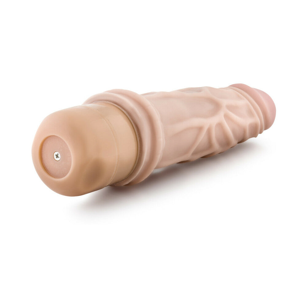 Dr. Skin Vibe 3 Realistic 7.25 inches Vibrating Dildo Beige