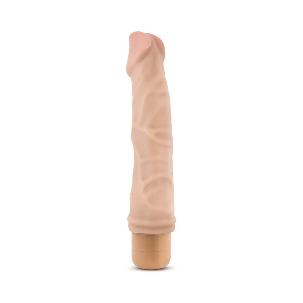 Dr. Skin Vibe 6 Realistic 8.75 inches Vibrating Dildo Beige