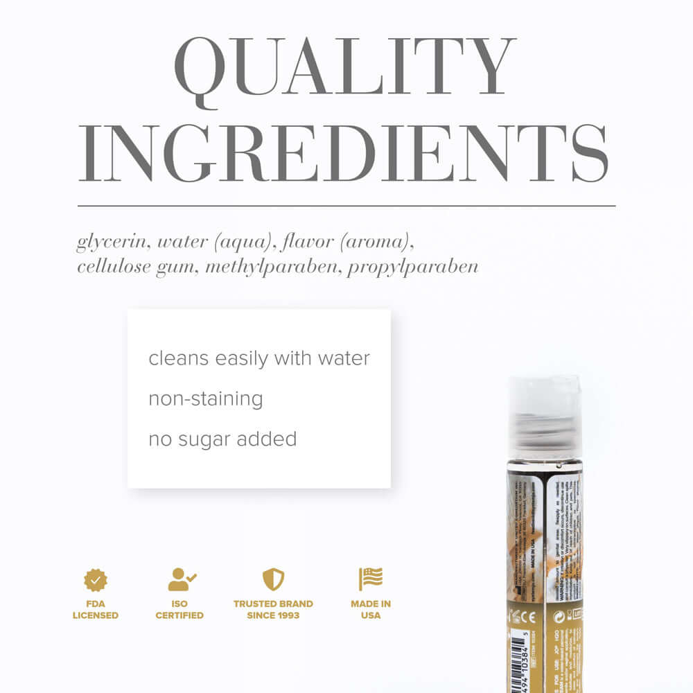 JO H2O Vanilla Cream Flavored Water-Based Lubricant 1 oz.