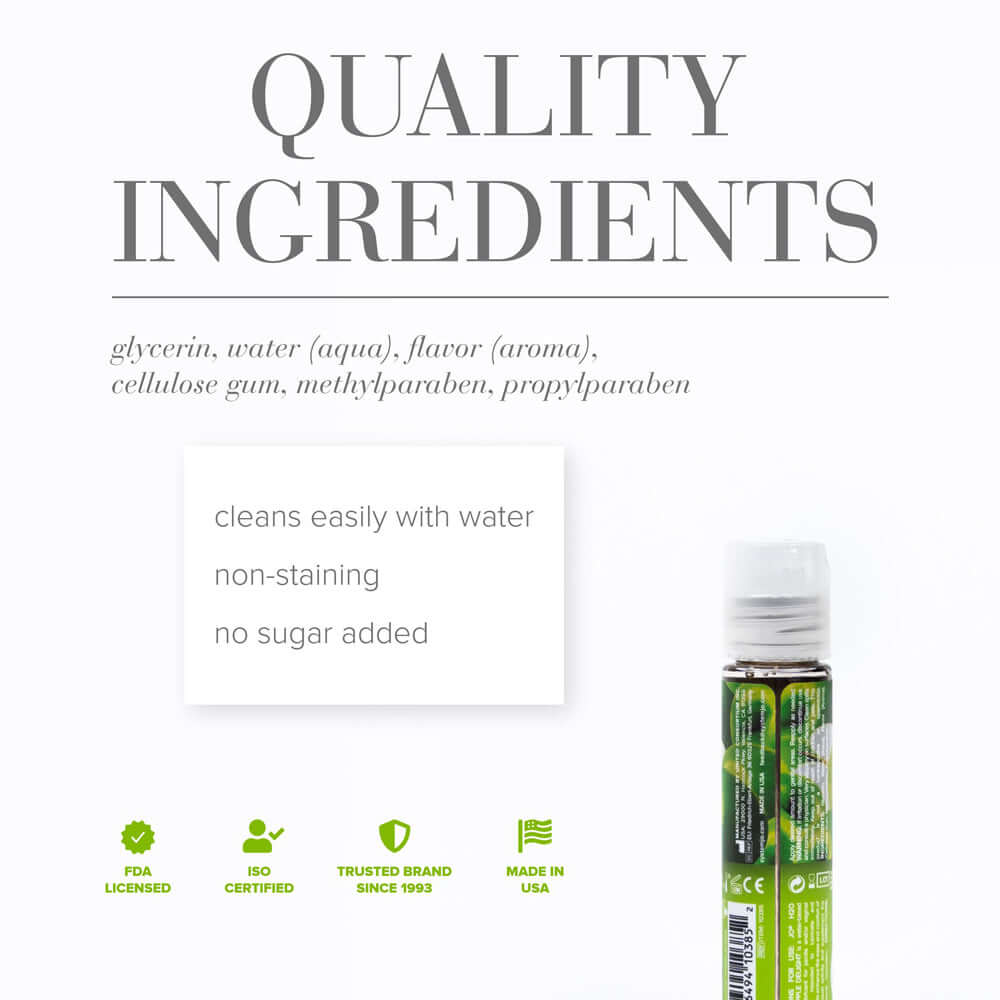 JO H2O Green Apple Delight Flavored Water-Based Lubricant 1 oz.