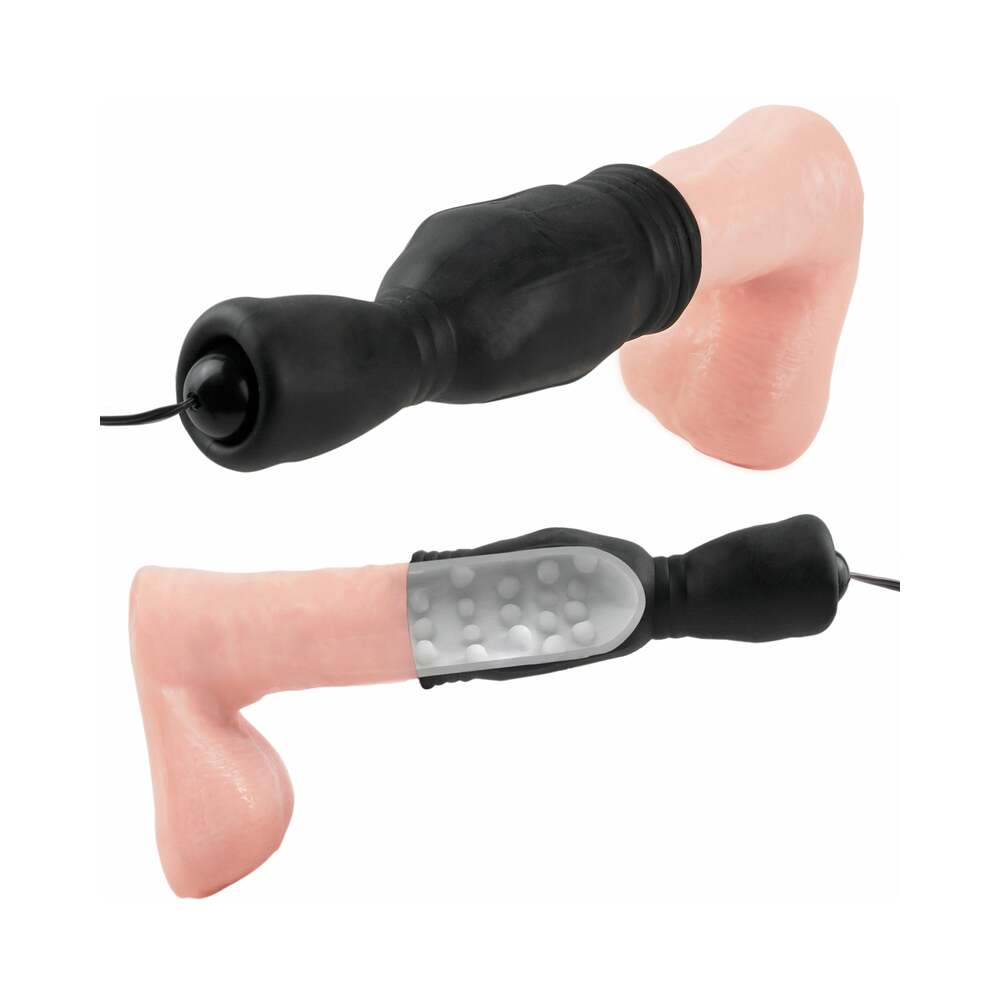 Fetish Fantasy Series Vibrating Head Teazer Glans Massager Black