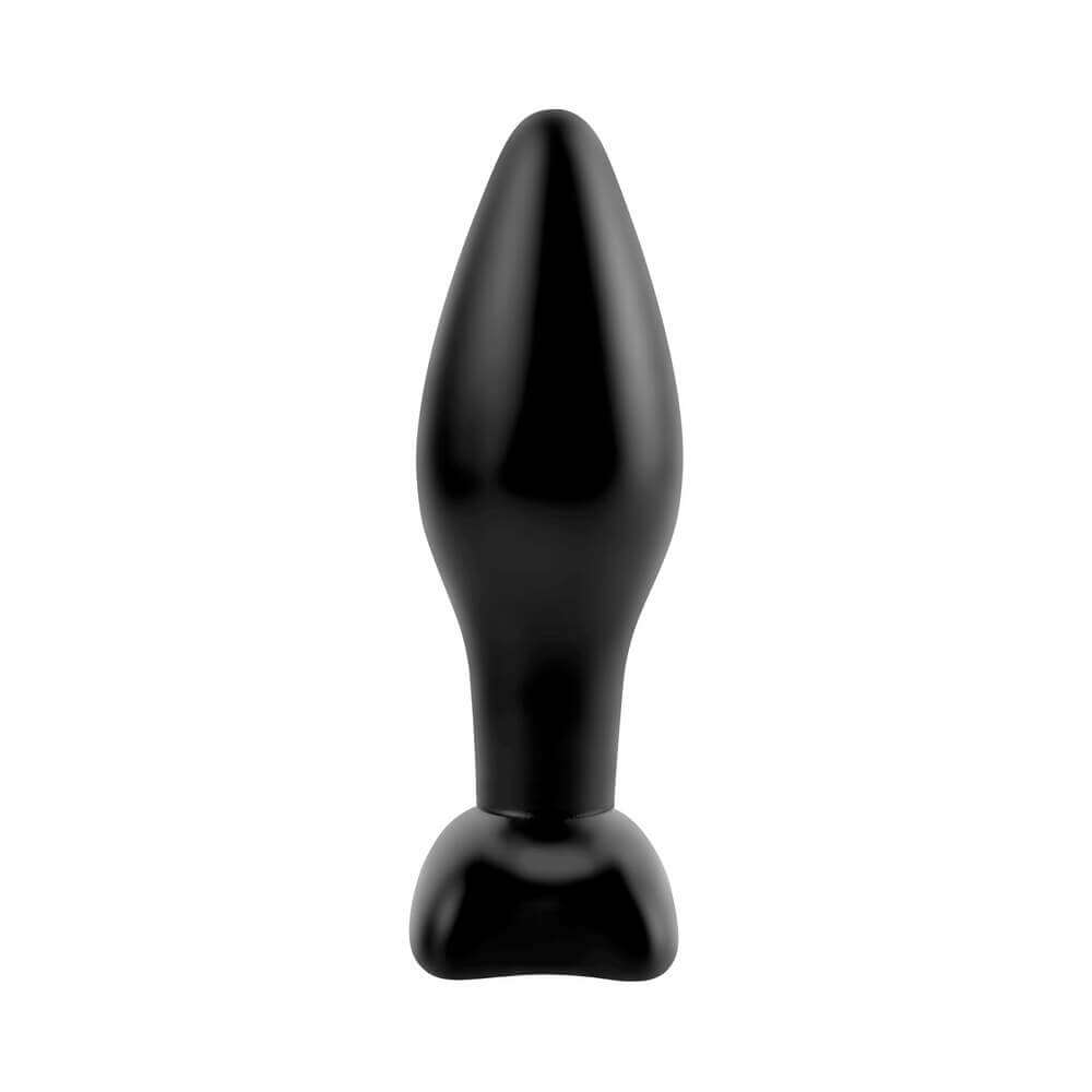 Anal Fantasy Collection Small Silicone Plug Black for beginner-friendly comfort and gradual introduction.