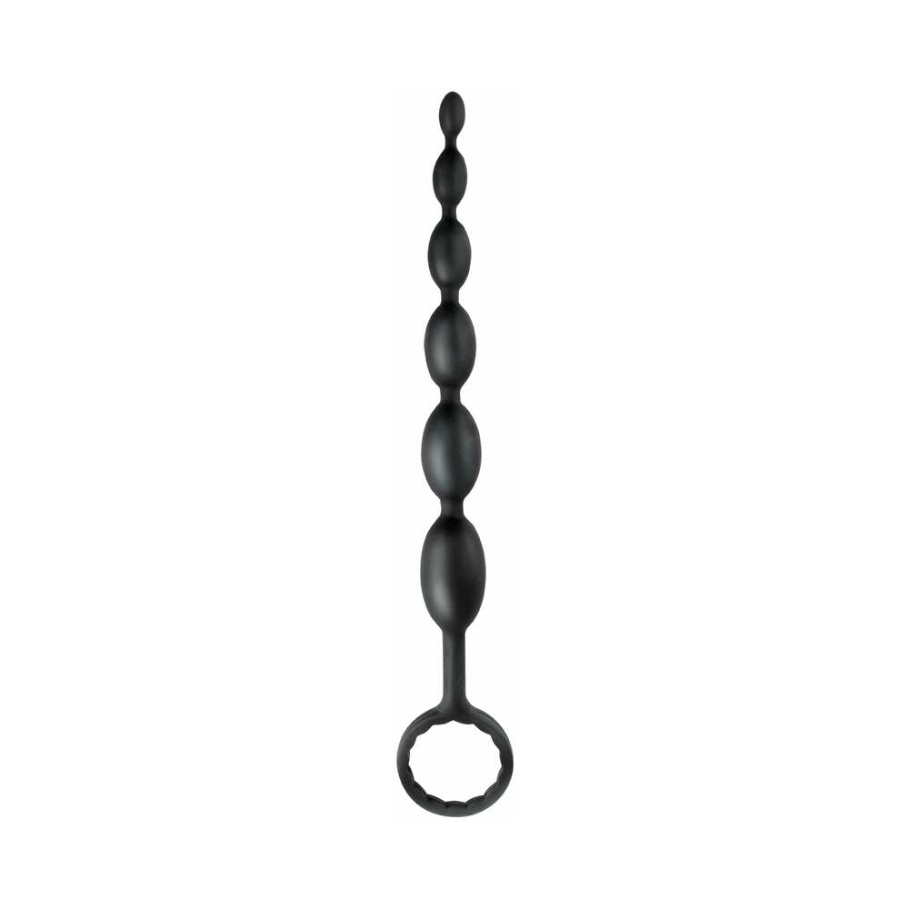 Anal Fantasy Collection Silicone First-Time Fun Beads Black