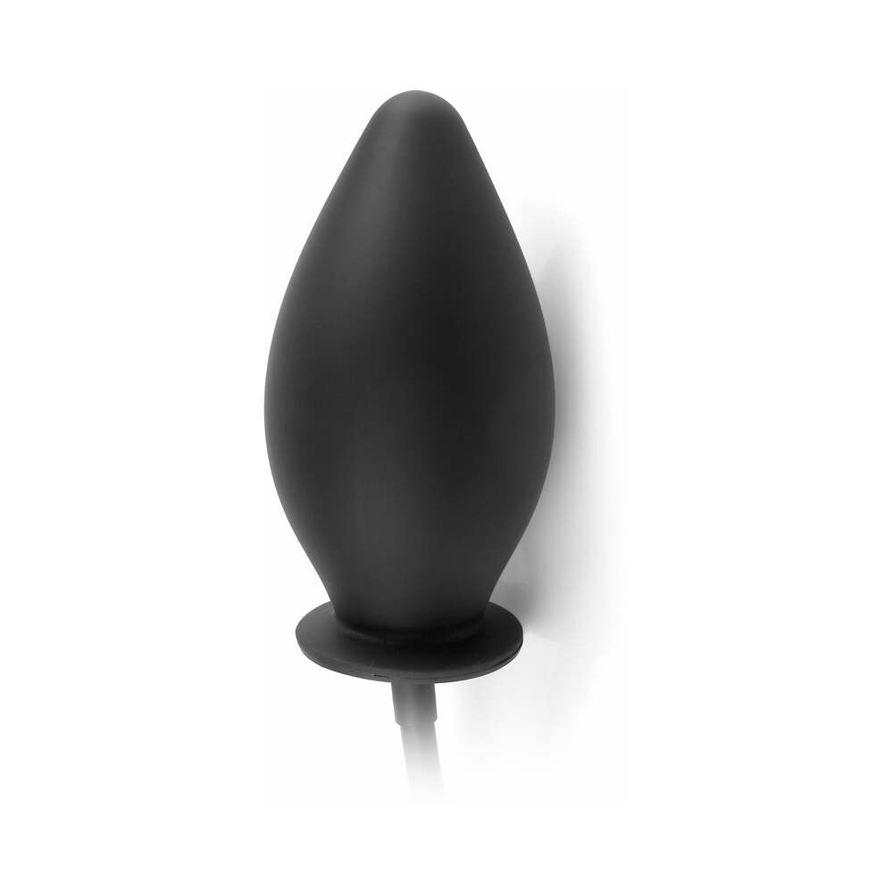 Anal Fantasy Collection Inflatable Silicone Plug Black