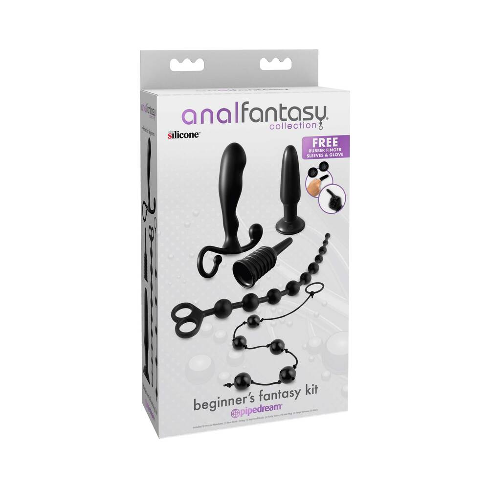 Anal Fantasy Collection 5-Piece Beginner's Fantasy Kit Black