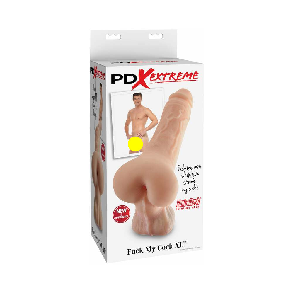 PDX Fuck My Cock XL Anal Stroker Beige