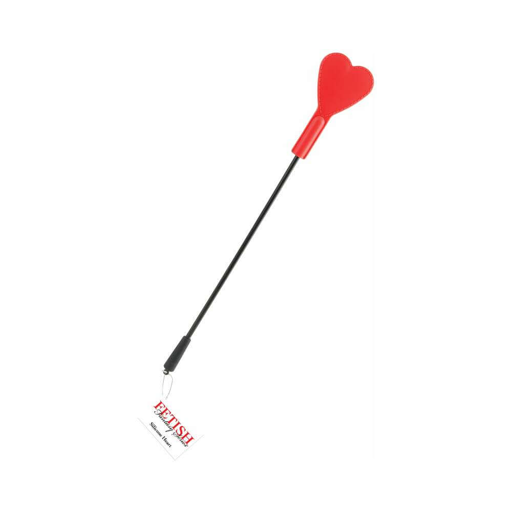 Fetish Fantasy Series Silicone Heart Crop Red