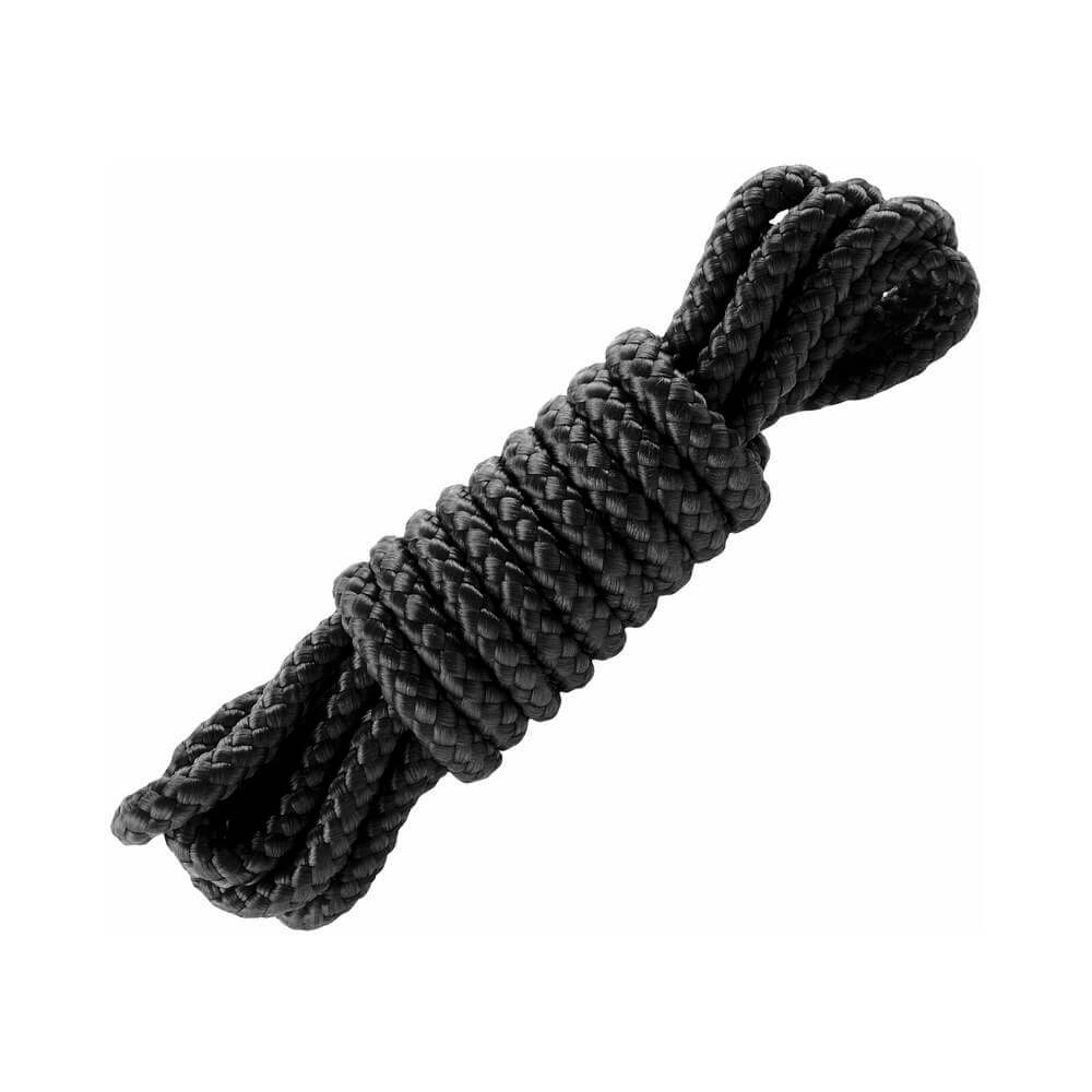 Fetish Fantasy Series Mini Silk Rope 1.8 m / 6 ' Black