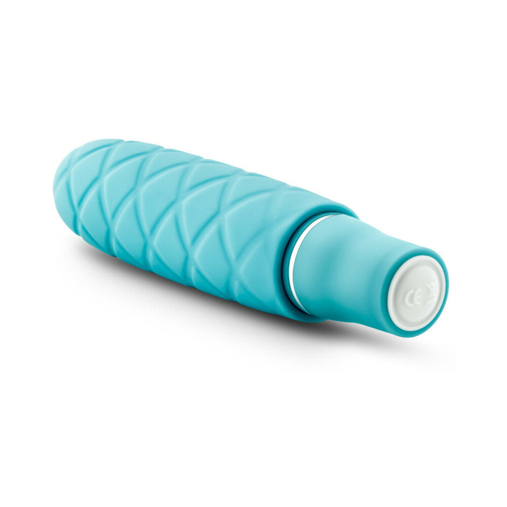 Blush Luxe Cozi Mini Silicone Slimline Vibrator Aqua