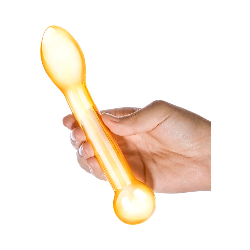 Glas 7 inches Honey Dripper Anal Slider Prostate Stimulating Glass Dildo