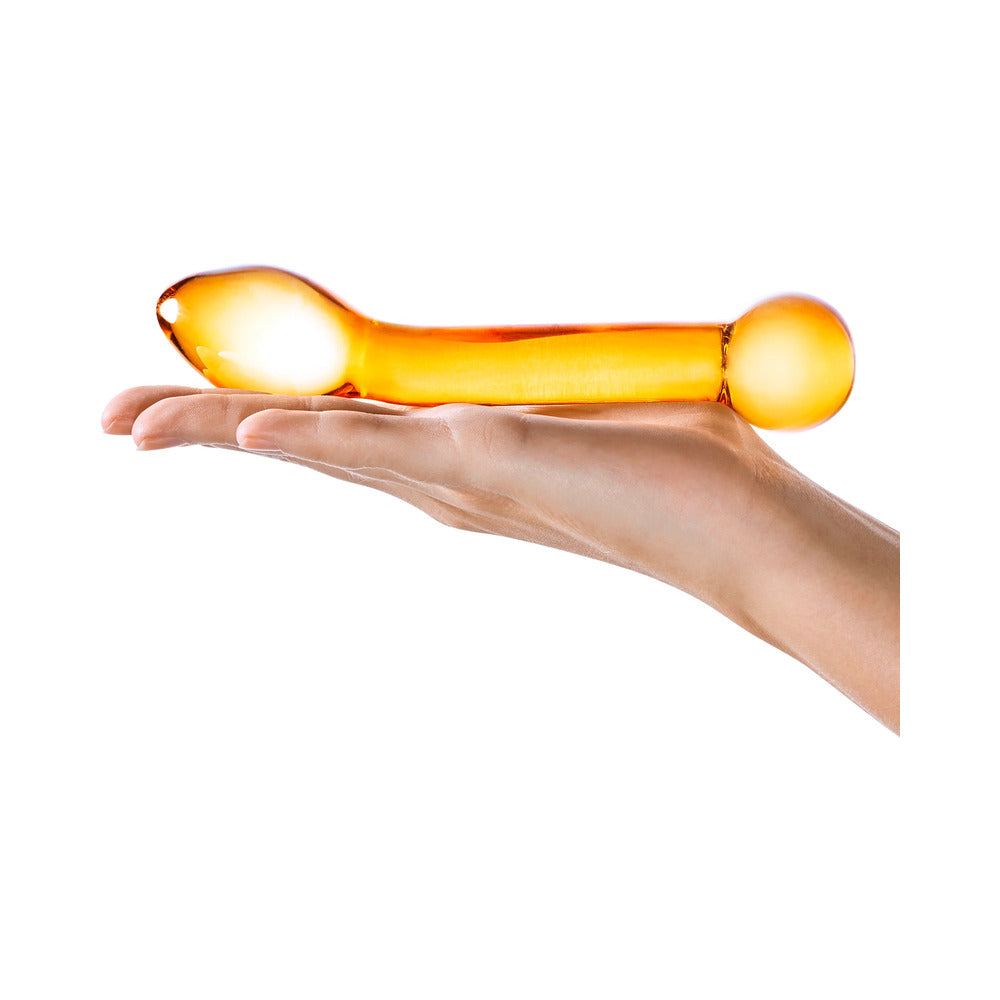 Glas 7 inches Honey Dripper Anal Slider Prostate Stimulating Glass Dildo