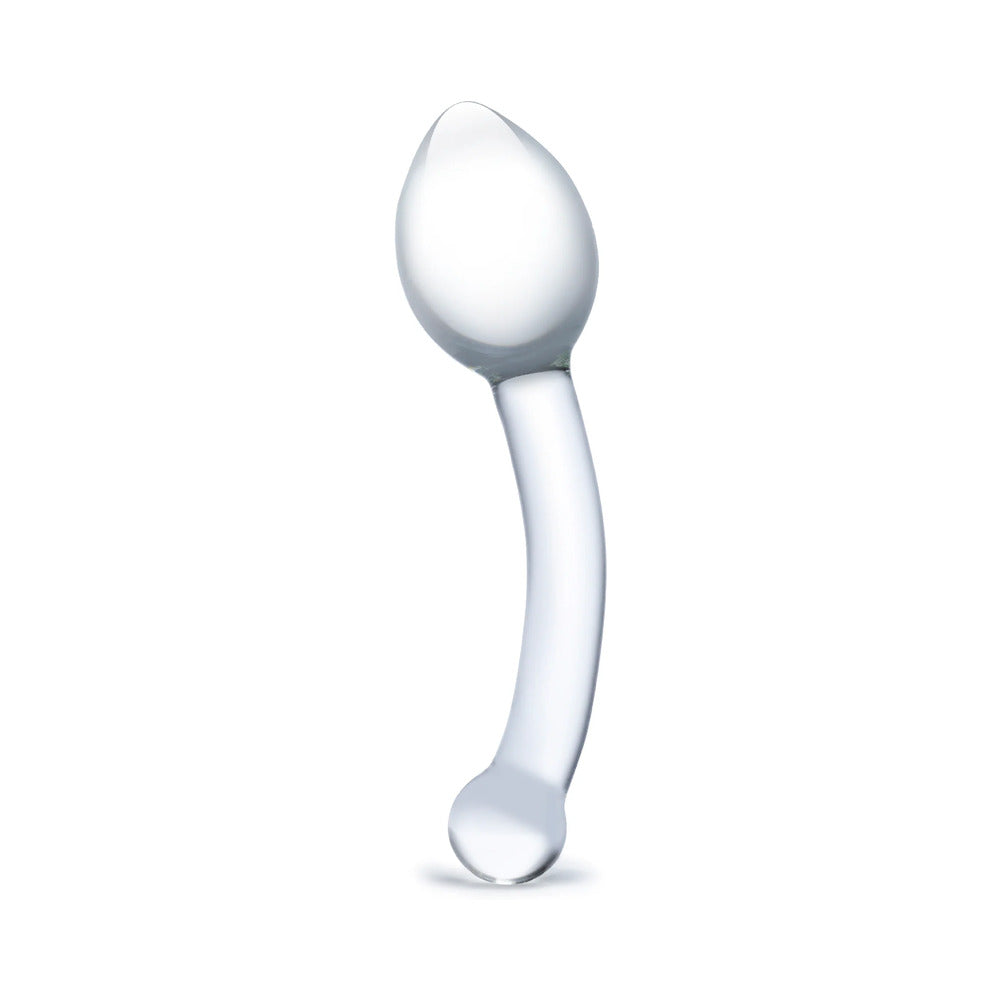 Glas 8 inches Pure Indulgence Anal Slider Prostate Stimulating Glass Dildo